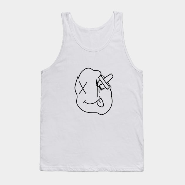 happy stabbing Tank Top by the doodler